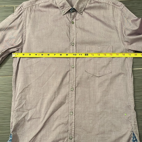 Hugo Boss Green Label Light Purple Long Sleeve Button Down Shirt Size‎ Medium - Picture 14 of 16